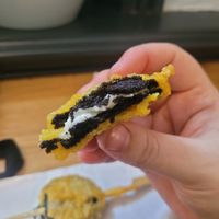 Battered Oreo at Tafarn Y Garth in Bangor