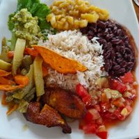 Veggie Casado at Soda Viquez in La Fortuna