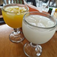 Mango Juice & Soursop Juice at Soda Viquez in La Fortuna