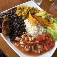 Casado vegano  at Soda Viquez in La Fortuna