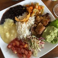 Casado vegetariano (vegan too)   at Soda Viquez in La Fortuna