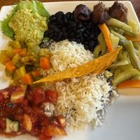 Casada vegetables - specify vegan   at Soda Viquez in La Fortuna