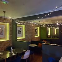 Restaurant decorated at Dirty Vegan Burgers by Taster in Bristol