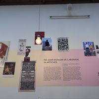 This time there was an exhibition in the restaurant of affiches.    at Café Laken in Leiden