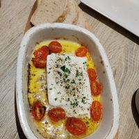 Veganer gebackener Käse at Plaka in Dortmund
