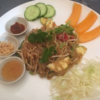 Pad Thai (Vegan) - Amazing flavor! at Thai Spice in Corpus Christi