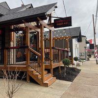 front of restaurant with outdoor seating at Breakfast AF in Louisville