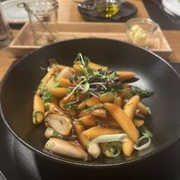 Sweet Potato „Schupfnudeln“ with Mushrooms   at Vila Vita Burghotel in Dinklage