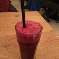 Fresh Apple Beetroot juice at Tenat in Tel Aviv