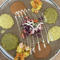 Injera  at Tenat in Tel Aviv