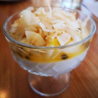 Whipped Coconut Dessert at Indigo Oscar in Cottesloe