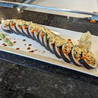 A soon-to-be added super delicious experimental roll finishing development #Veganuary at The Humble Lotus in Kitchener