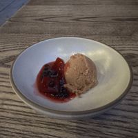 Chocolate ice cream   at 3rd Cousin in San Francisco