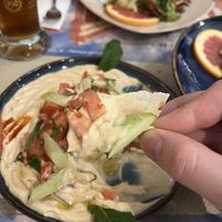 Hummus salad  at  Palmera Restaurant in Winterthur