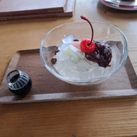 Japanese dessert made vegan at Kayaba Coffee - カヤバ珈琲 in Tokyo