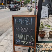 For hummus lovers at Halim's Falafel in Canggu