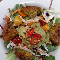 Vegan "Skippy salad" at Cafe 63 in Warwick