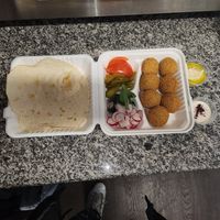 Jamal Falafel middag at Jamal's Falafel in Oslo