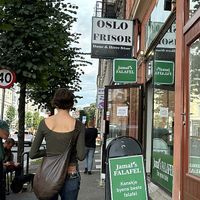   at Jamal's Falafel in Oslo