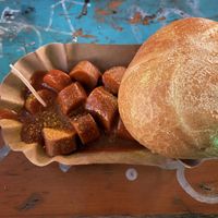 currywurst   at Die Vegane Fleischerei - Frauenstraße in Munich