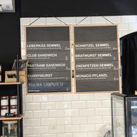 Sandwich menu (on day I visited)  at Die Vegane Fleischerei - Frauenstraße in Munich