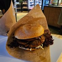 Bbq steak at Die Vegane Fleischerei - Frauenstraße in Munich