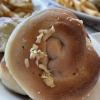 Garlic knots (each order is 4 large knots)  at Leggio's Italian Restaurant in Dallas