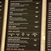 Menu Board - 2024 at Luna Bakery & Cafe  in Moreland Hills
