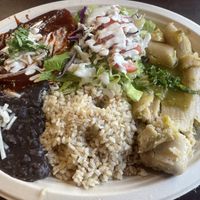 Combination 1  at El Cantaro Vegan Mexican Restaurant in Monterey