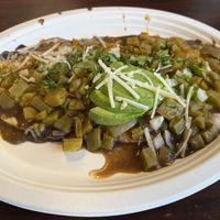 Hurache with Cactus   at El Cantaro Vegan Mexican Restaurant in Monterey