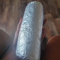 Asada burrito was massive and bomb at El Cantaro Vegan Mexican Restaurant in Monterey