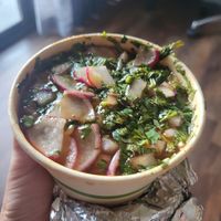 Pazole was next level at El Cantaro Vegan Mexican Restaurant in Monterey