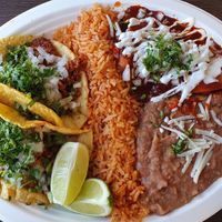 Combo 2 at El Cantaro Vegan Mexican Restaurant in Monterey