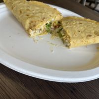 Chicken quesadilla   at El Cantaro Vegan Mexican Restaurant in Monterey