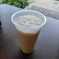 Horchata at El Cantaro Vegan Mexican Restaurant in Monterey