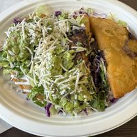 It’s my first time in this area it’s OK empanada not really impressed because it’s fried over all the place are good as a vegan restaurant.  at El Cantaro Vegan Mexican Restaurant in Monterey