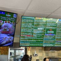 Left menu  at El Cantaro Vegan Mexican Restaurant in Monterey