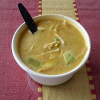 tortilla soup at El Cantaro Vegan Mexican Restaurant in Monterey