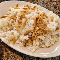 Rice almondine at Beirut Restaurant  in Romulus