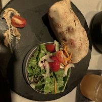 Greek Tempeh Wrap  at Copper Bonnet in 