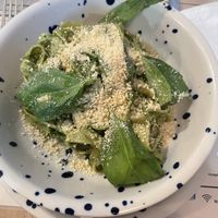 Tagliatelle al pesto😋  at Vege Italia in Krakow