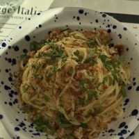 Spaghetti a la carrettiera  at Vege Italia in Krakow