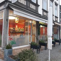 Outside at Green Wok  in Rudolstadt