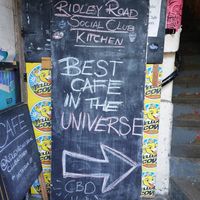   at Ridley Road Social Club in East London