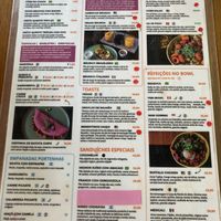 Menu continued  at Joy Flavors in Brasilia