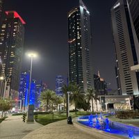 Outdoor seating  at Yovego  in Doha