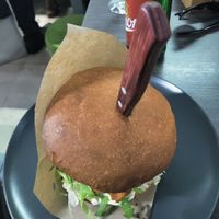 Okusna bombetka at Crusty Kuhna in Ljubljana