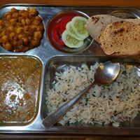 Vegan Thali at Siblings Cafe in Arambol