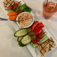 Mediterranean Platter (appetizer) at Brianno's Chart House Restaurant in Lakeville