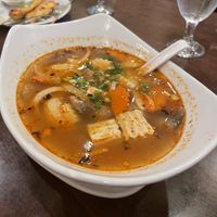 Tom Yum - perfect for two - ASK for no fish saucee  at Royal Thai Cafe in Kailua Kona
